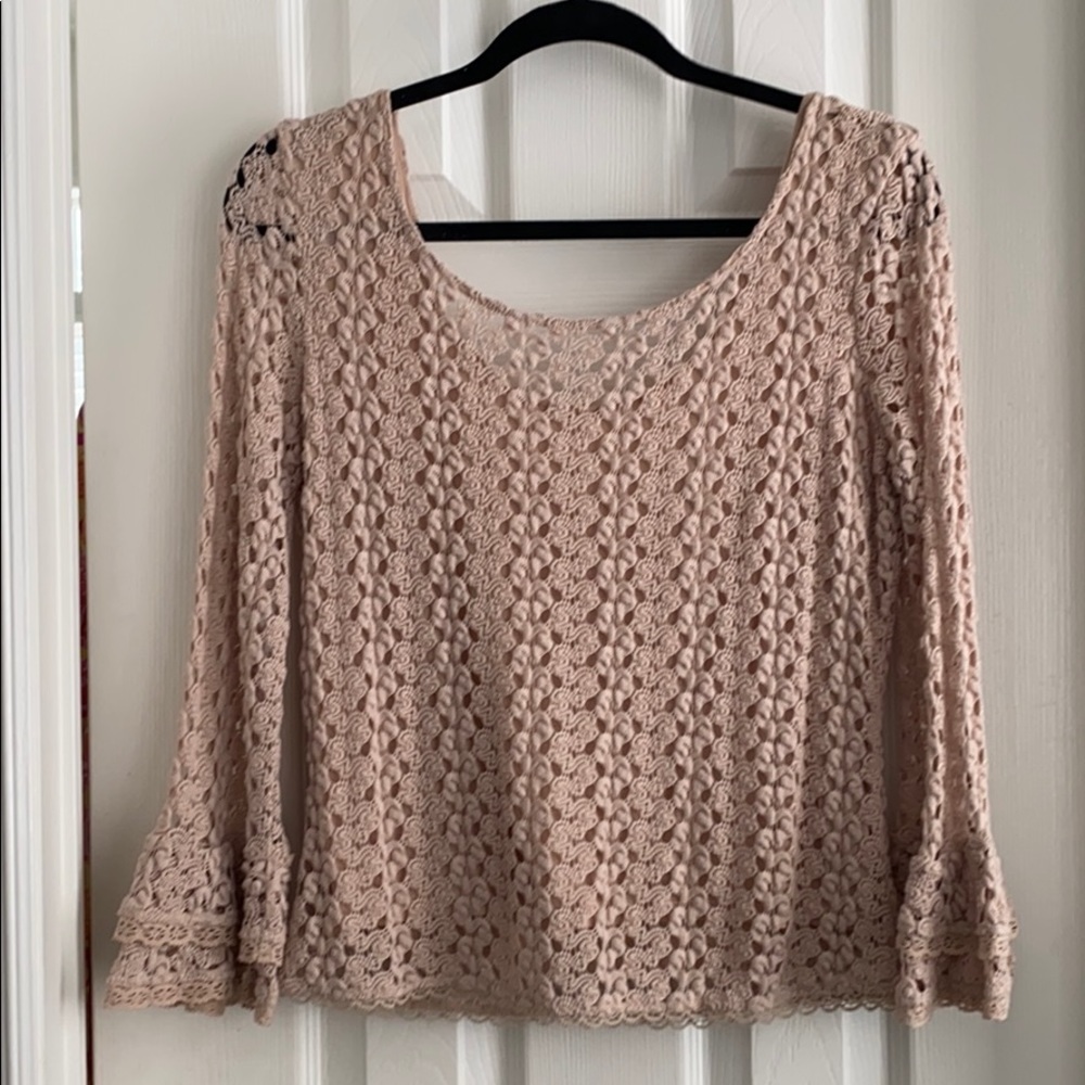 Free people crochet blouse